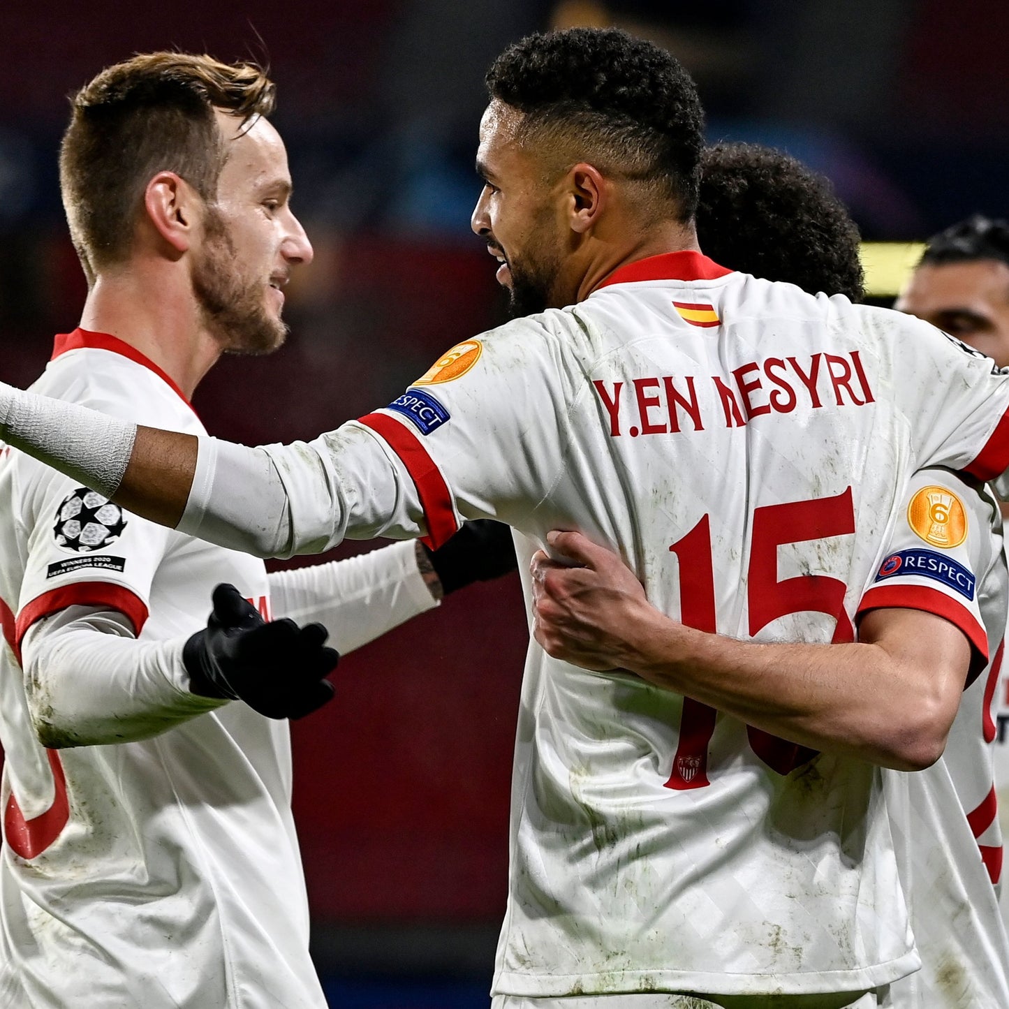 Patch Sevilla Champions League Badge of Honour BOH 6 Orange