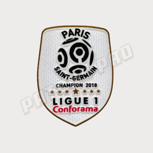 Patch/Badge Ligue 1 Champion 2018 PSG Paris Saint-Germain