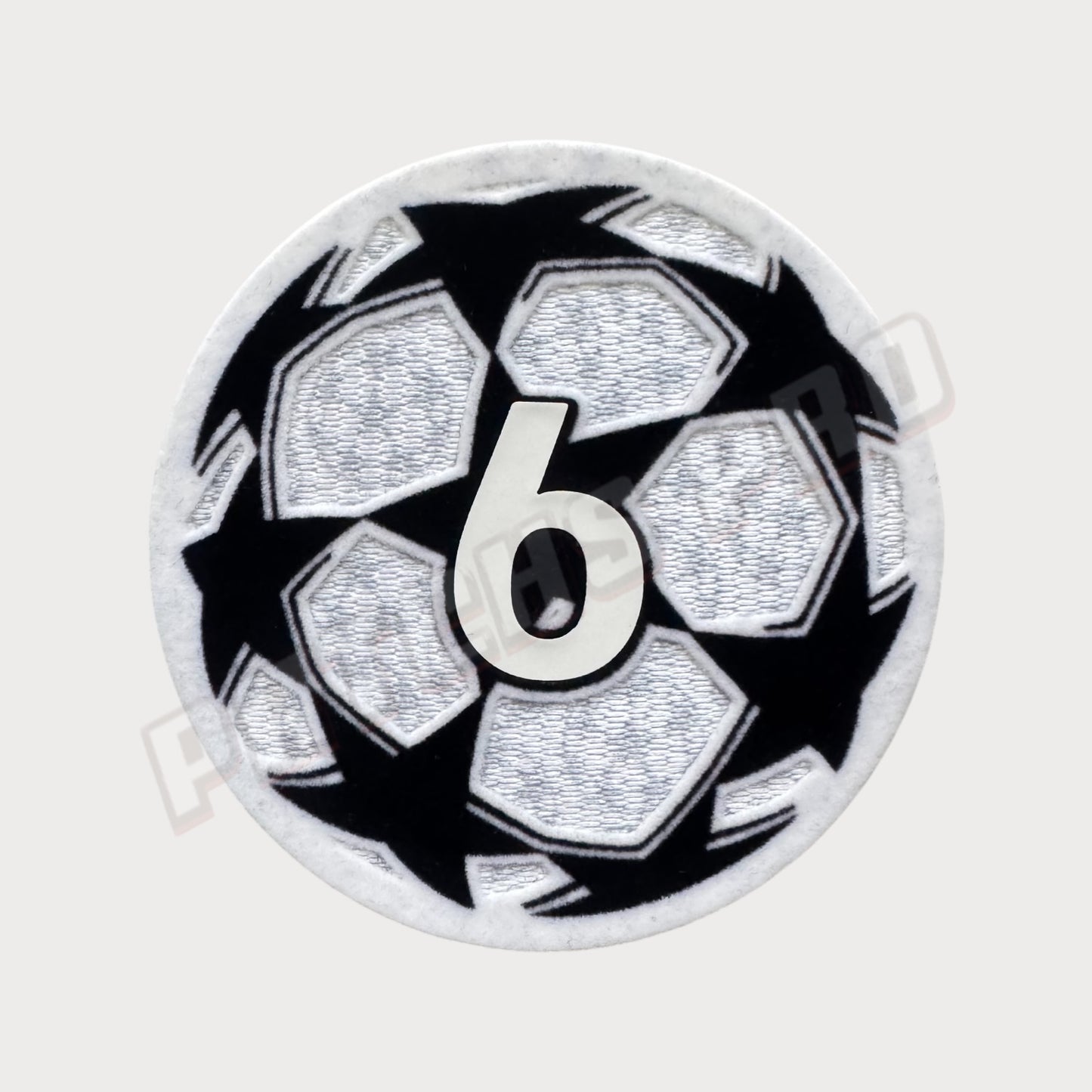 Patch/Badge UEFA Champions League Starball 6 Times Winners 2021-2024