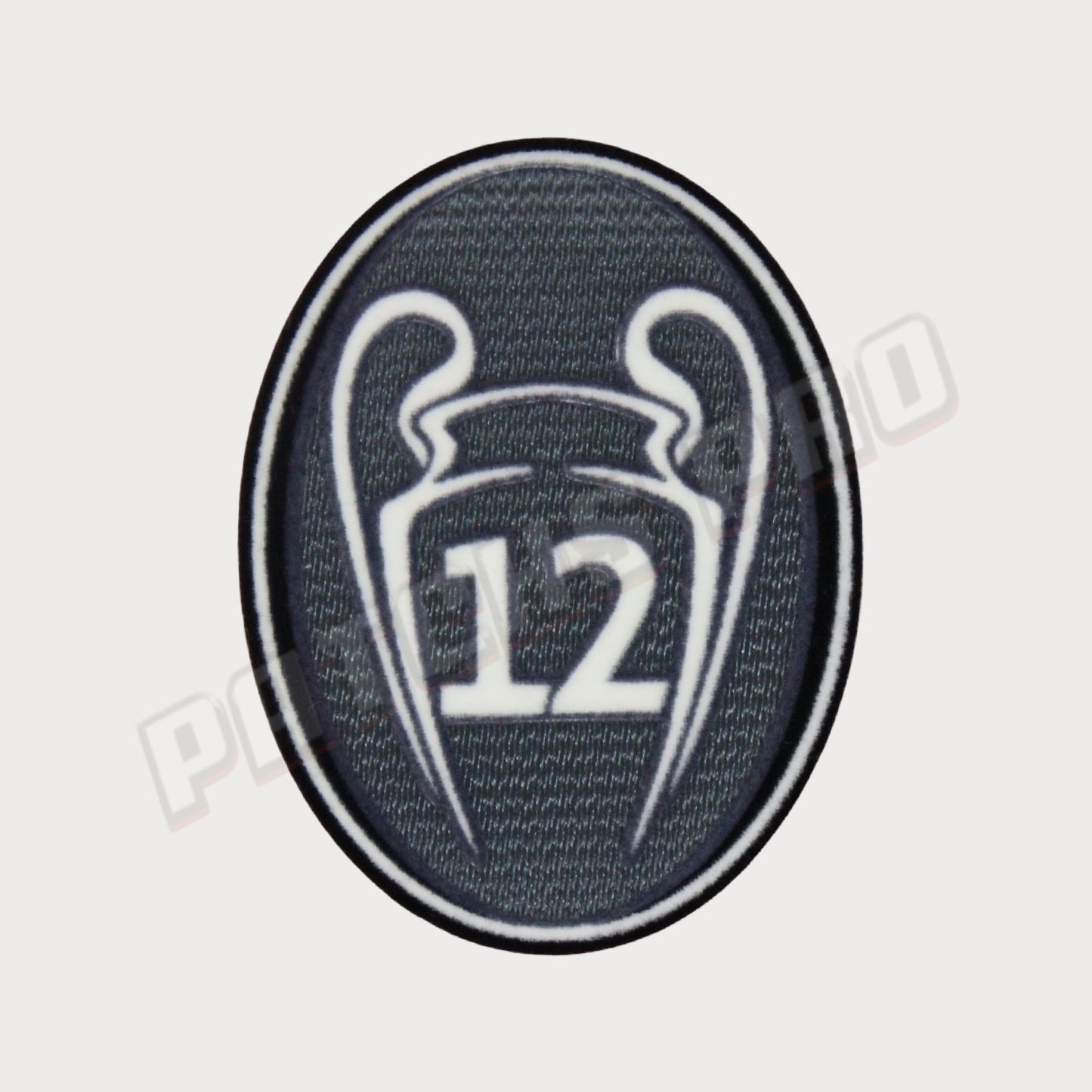 Patch UEFA Champions League Badge of Honour BOH 12 Grey