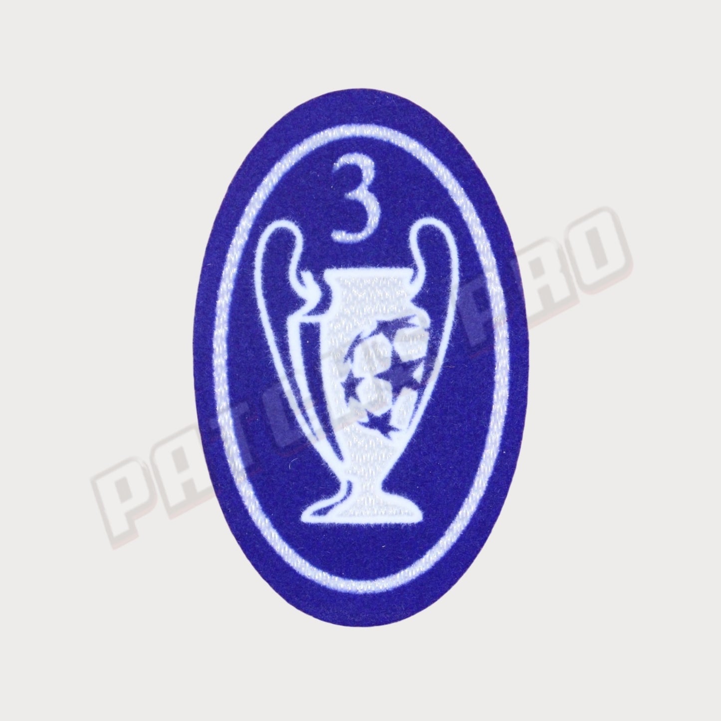 Patch UEFA Champions League Badge of Honour BOH 3 Royal Blue