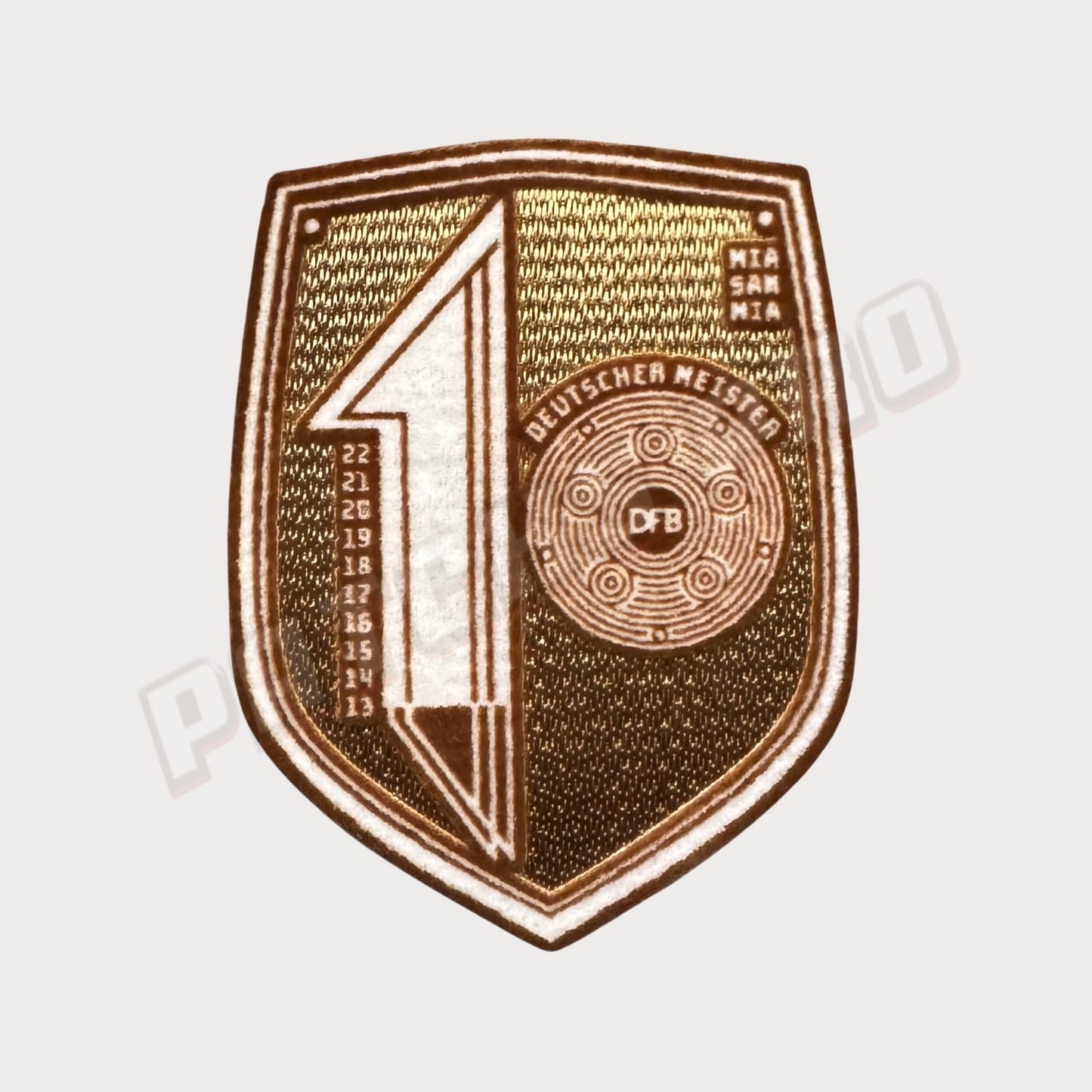 Patch/Badge Bayern Munich 10 Deutscher Meister Bundesliga