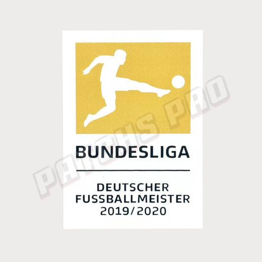Patch/Badge Bayern Munich Bundesliga Deutscher FussballMeister 2019/2020
