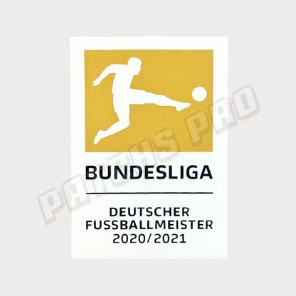 Patch/Badge Bayern Munich Bundesliga Deutscher FussballMeister 2020/2021