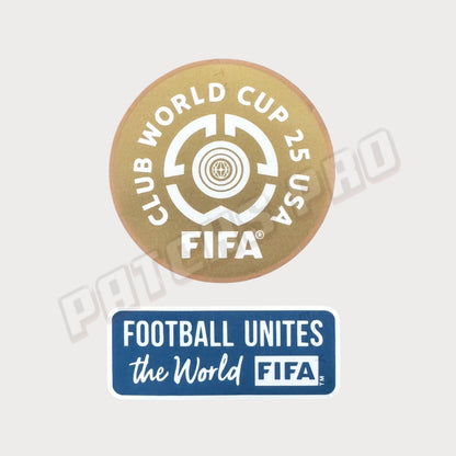 Patch/Badge FIFA Club World Cup 2025 USA + Football Unites The World (Bleu)