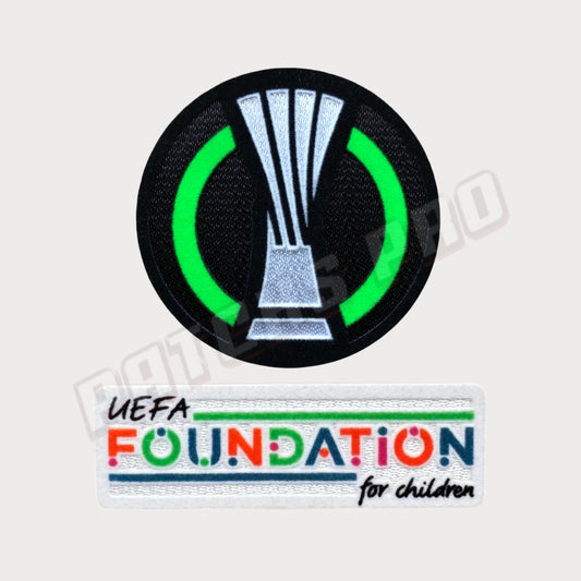 UEFA Conference League 2021-2024 + Foundation Patch/Badge
