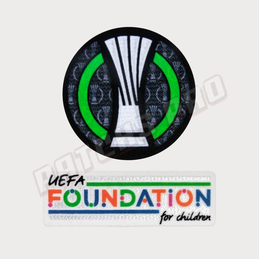 UEFA Conference League 2024-2025 + Foundation Patch/Badge