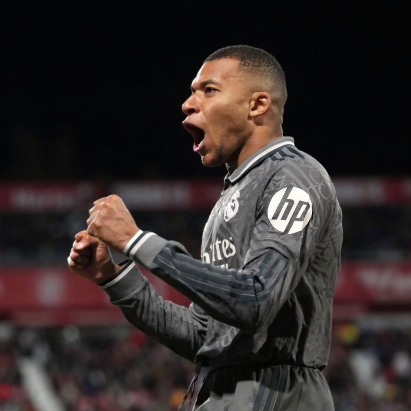 Patch/Badge Real Madrid HP Beige Sponsor La Liga 2024-2025