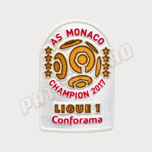 Patch/Badge Ligue 1 Champion 2017 AS Monaco