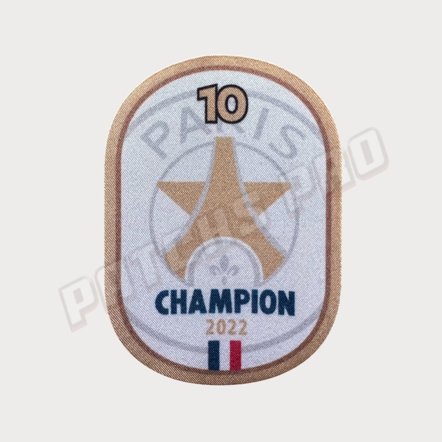 Patch/Badge Ligue 1 Champion 2022 10 Times PSG Paris Saint-Germain