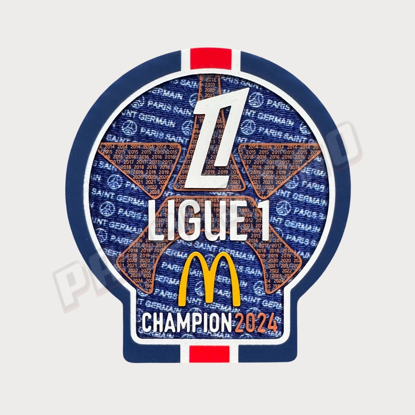 Patch/Badge Ligue 1 Champion 2024 PSG Paris Saint-Germain