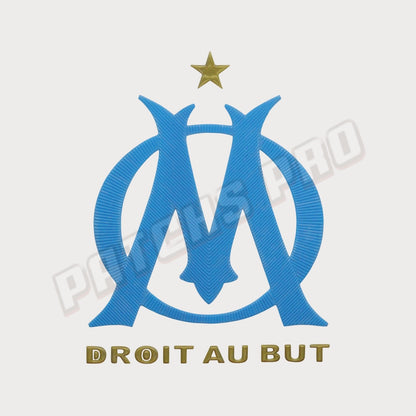 Écusson/Logo OM Olympique Marseille Patch Badge Club TPU