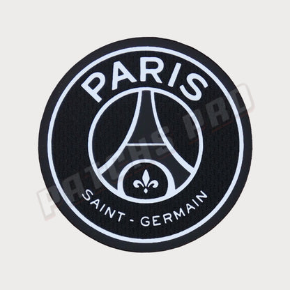 Écusson/Logo Paris Saint-Germain PSG Black/White Patch Badge Club Silicone 3D