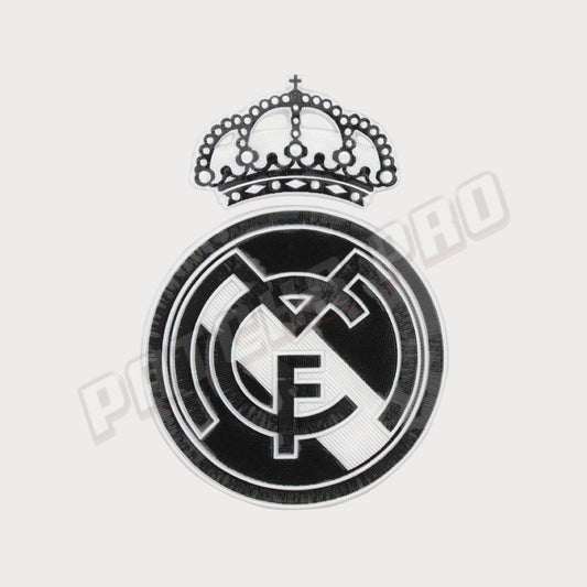 Real Madrid Crest/Logo Black/White Patch Badge Club TPU
