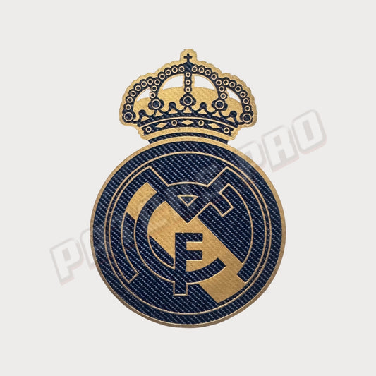 Real Madrid Navy/Gold Patch Badge Club TPU Logo