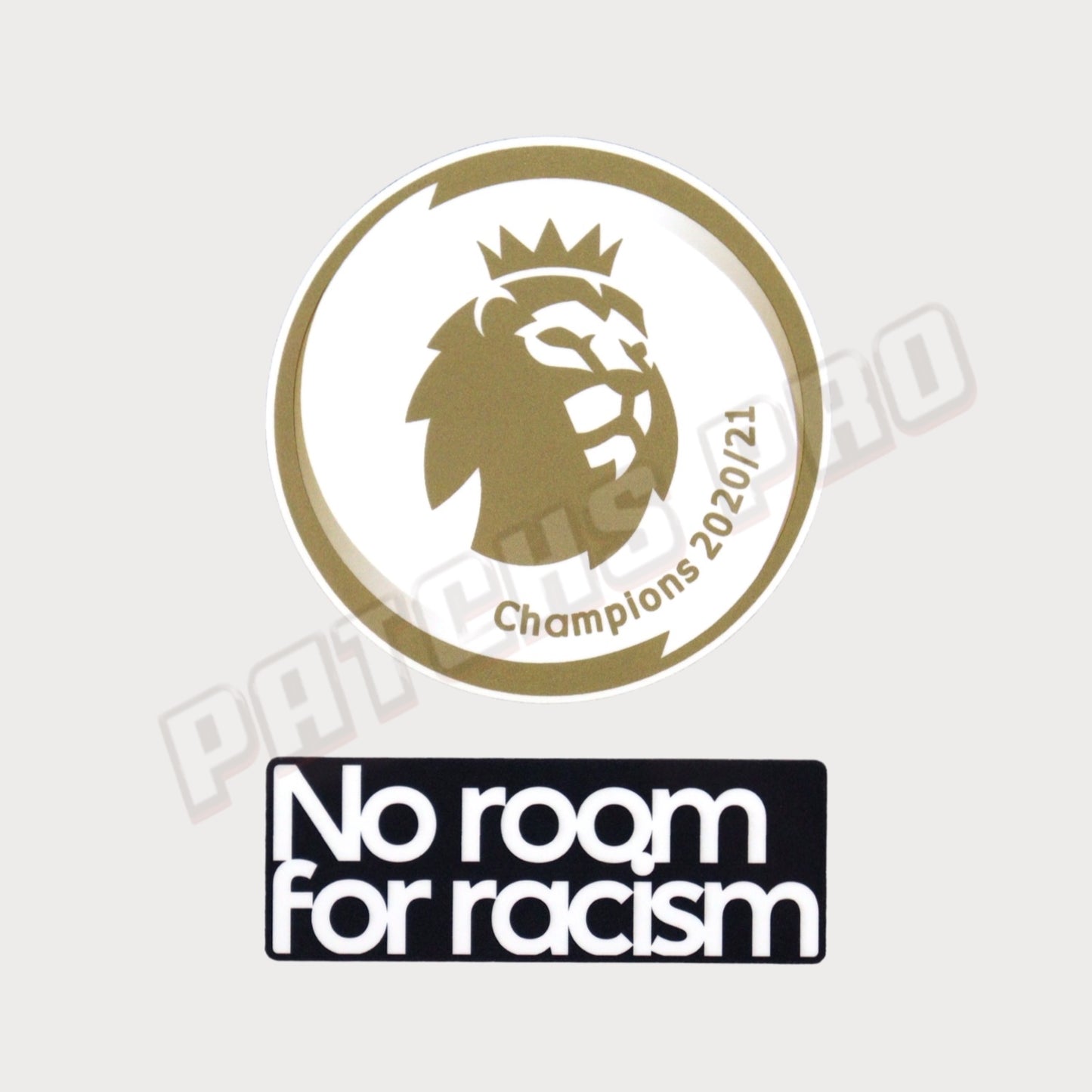 Patch/Badge Premier League Champions 2020/21 Manchester City + No Room For Racism