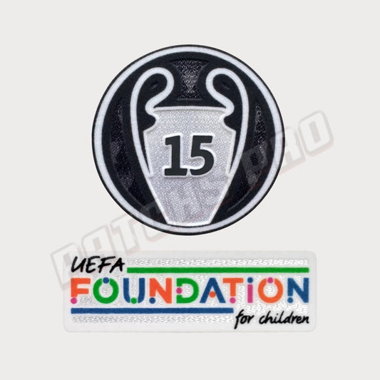 Patch/Badge Real Madrid UEFA Champions League Title Holder 2024-2025