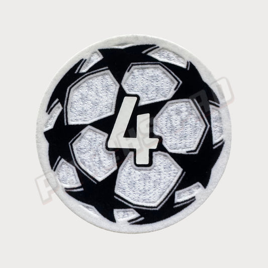Patch/Badge UEFA Champions League Starball 4 Times Winners 2021-2024