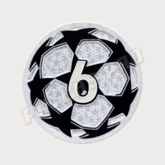 Patch/Badge UEFA Champions League Starball 6 Times Winners 2021-2024