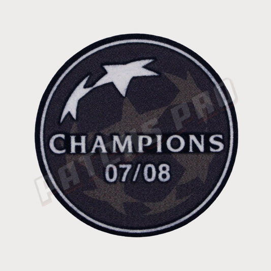 Patch/Badge UEFA Champions League Champions 07/08 Manchester United
