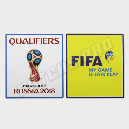 Patch/Badge FIFA World Cup 2018 Russia Qualifiers + My Game Is Fair Play