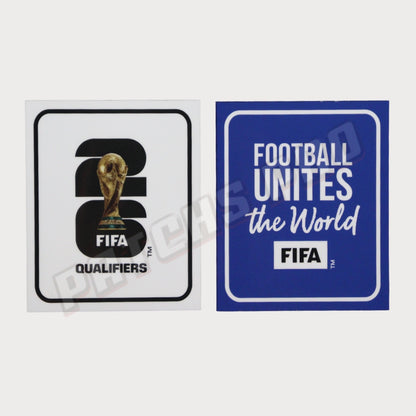 Patch/Badge FIFA World Cup 2026 Qualifiers + Football Unites The World